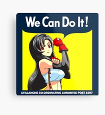 We Can Do it Cloud! Metal Print