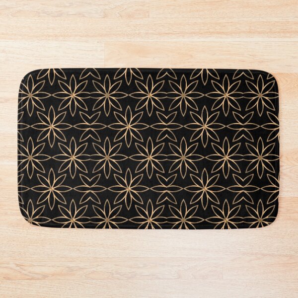 Item preview, Gold Luxury Flowers Pattern designed and sold by TagCreation.