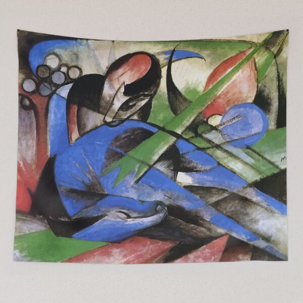 Item preview, 1913 Dreaming Horses by Franz Marc designed and sold by digitalvintage.