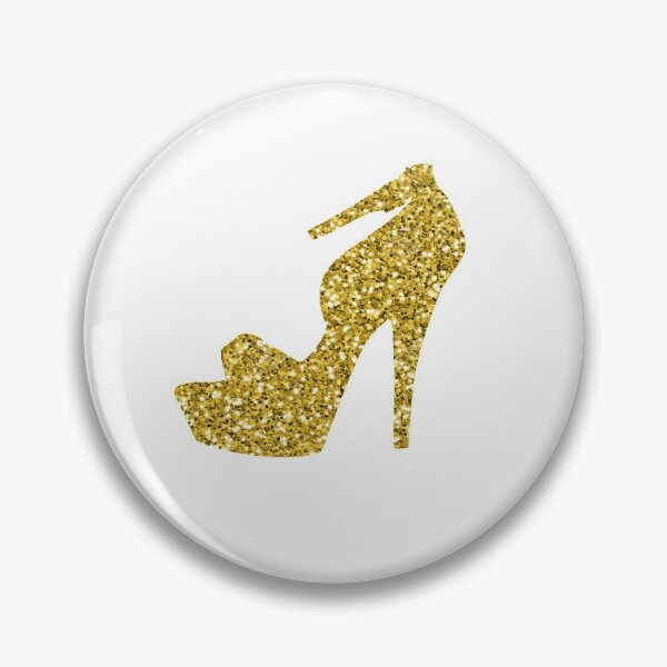 Item preview, Strappy Gold Glitter Shoe designed and sold by TresChicXO.