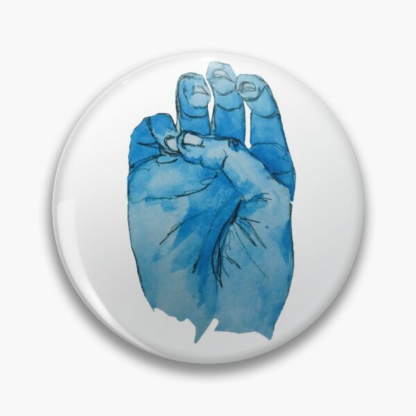 Item preview, Blue hand designed and sold by bospitaels.