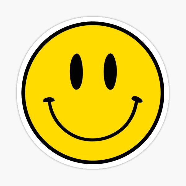 smiley face Sticker