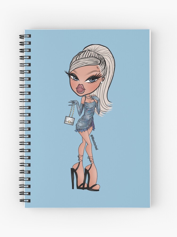 Bratz Girlz Nite out Cloe - Drawing by Monsterlool | Spiral Notebook