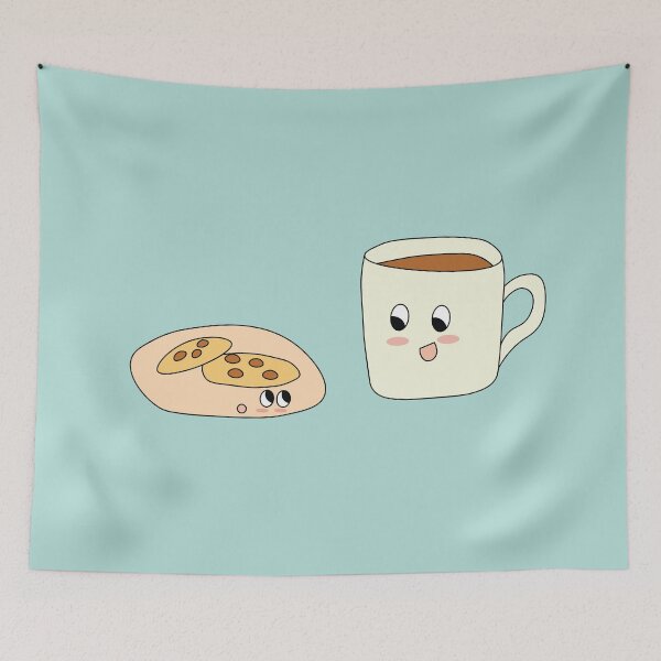 Item preview, Kawaii hot chocolate and cookies designed and sold by Sari Castro.