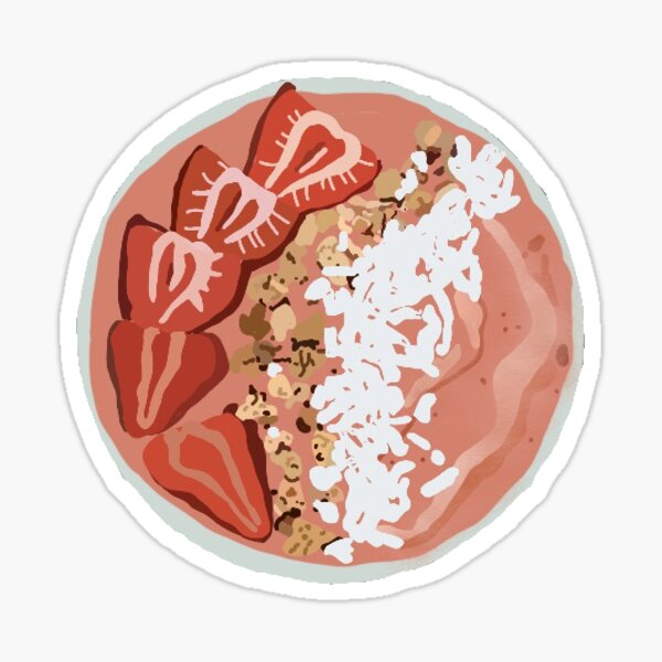 Item preview, pink smoothie bowl  designed and sold by harperludwig7.
