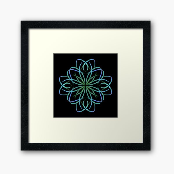 Kaleidoscope 00002 Framed Art Print
