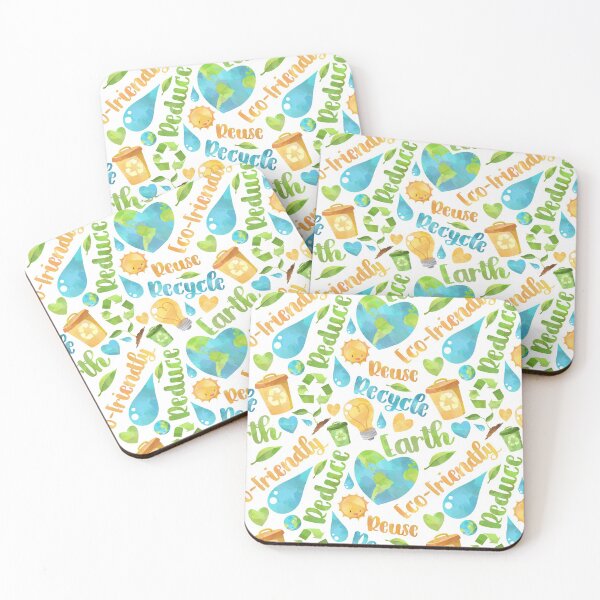 Item preview, Eco Earth Recycle Sustainable All Over Print  designed and sold by Sunny Collections.