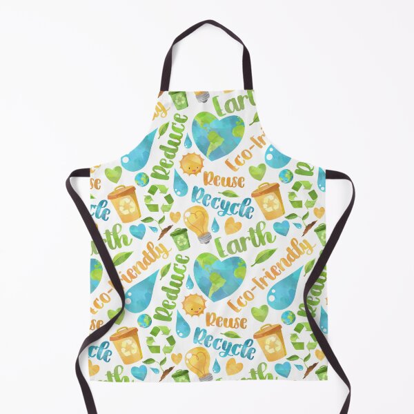 Artikelvorschau, Eco Earth Recycle Nachhaltiger Allover-Druck entworfen und verkauft von Sunny Collections.