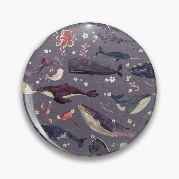 Item preview, Whale's song lavender designed and sold by Katherine Quinn Illustration.
