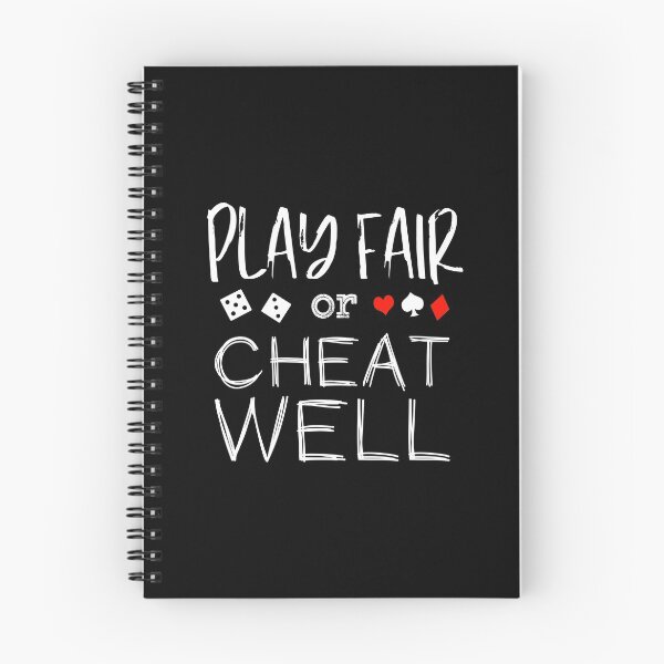 Item preview, Play Fair Or Cheat Well - Funny Sports Gaming Saying Humor designed and sold by bonmotto.