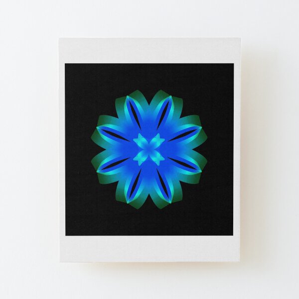 Kaleidoscope 00004 Wood Mounted Print