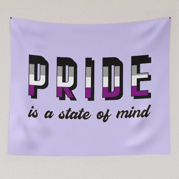 Item preview, Pride Is A State Of Mind (Ace Flag) designed and sold by dysperdis.