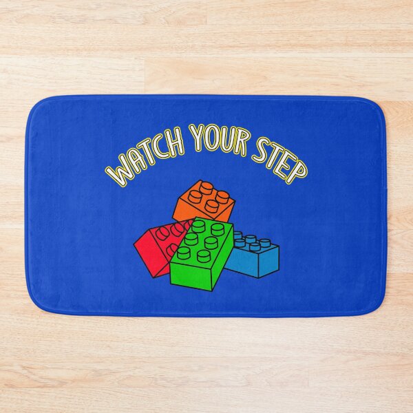 Item preview, Watch Your Step Funny Toy Brick Building Set & Blocks designed and sold by JustLivinLife.