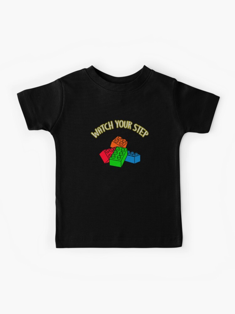 Toy Brick Shirt Watch Your Step Building Block Tee