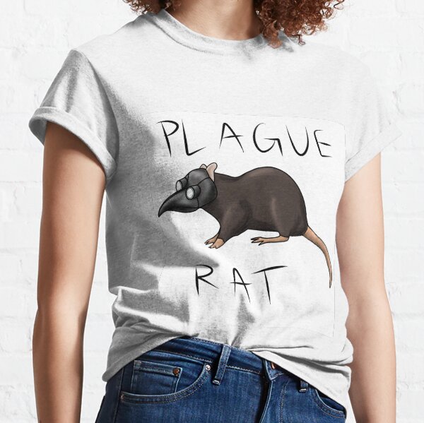 Plague Rat with words Classic T-Shirt