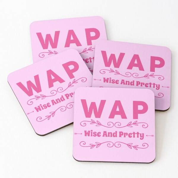 Item preview, Wise And Pretty (WAP) pink designed and sold by LiveAndGlow.