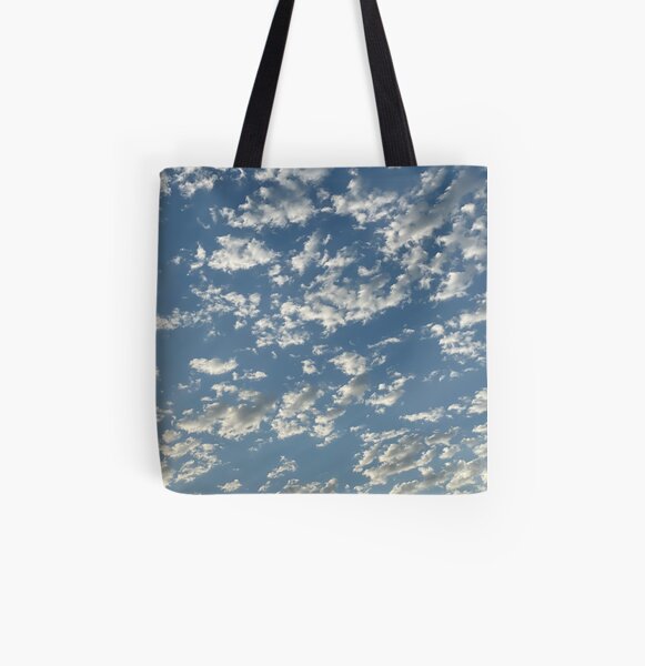 Early Morning Clouds All Over Print Tote Bag