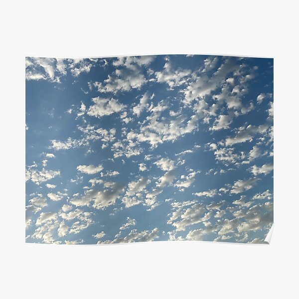 Early Morning Clouds Poster