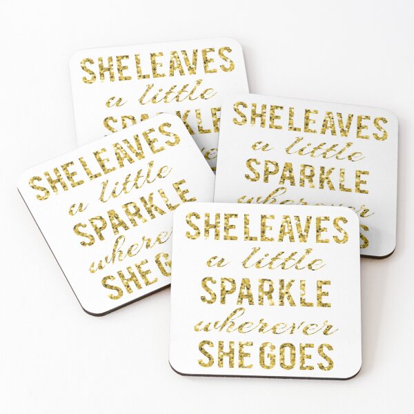 Item preview, She Leaves a Little Sparkle Wherever She Goes designed and sold by TresChicXO.