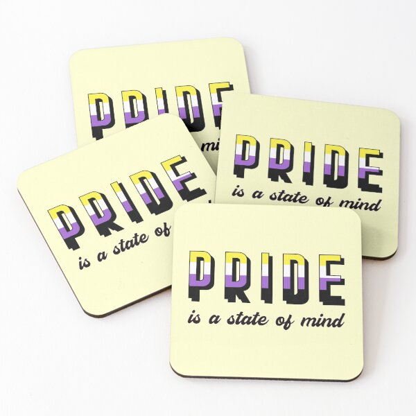 Item preview, Pride Is A State Of Mind (Non-Binary Flag) designed and sold by dysperdis.