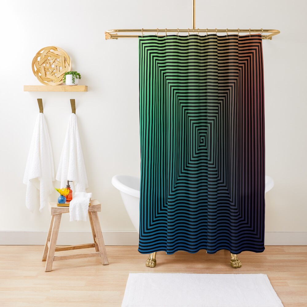 Puzzling World Shower Curtain