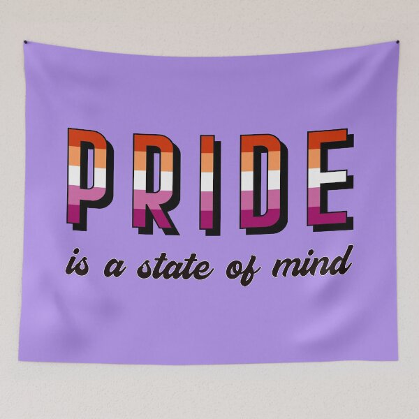 Item preview, Pride Is A State Of Mind (Lesbian Flag) designed and sold by dysperdis.