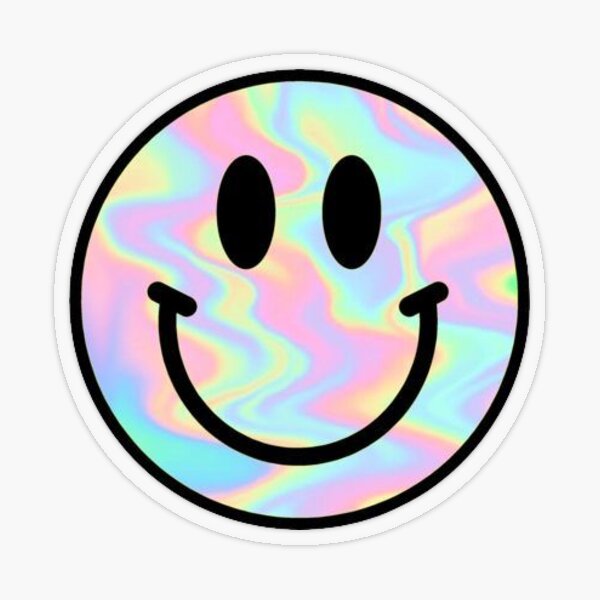 50x Aufkleber Smiley Erstaunt 2cm Deko Smileys Smile Sticker 