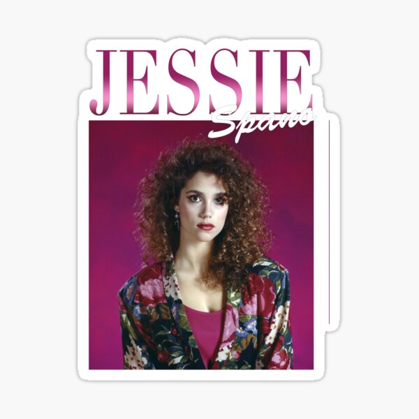 "Jessie Spano 90's Style" Sticker by KingStark Redbubble
