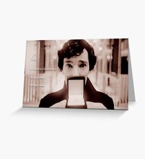 Sherlock—Love is a dangerous disadvantage Greeting Card