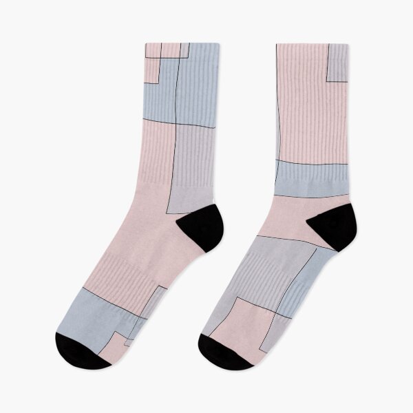 Item preview, Pink & Blue Layered Pattern designed and sold by Ellora  Roy.