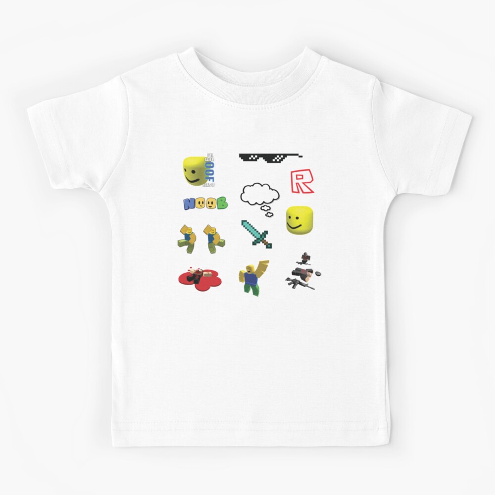 Roblox Noob Sticker Pack Baby One Piece By Stinkpad Redbubble - roblox cheap noob outfit ideas