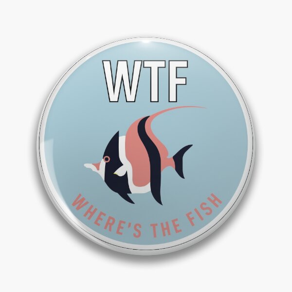 Item preview, WTF FISH designed and sold by itssoartsy.