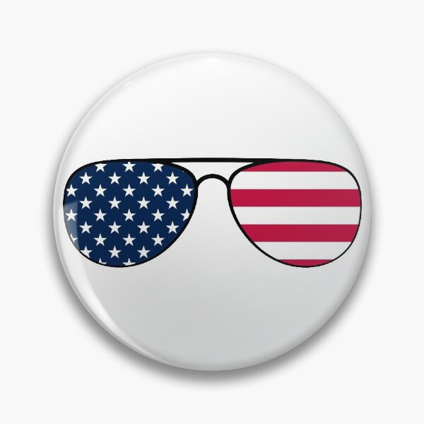 Biden Patriot Aviator Glasses Pin