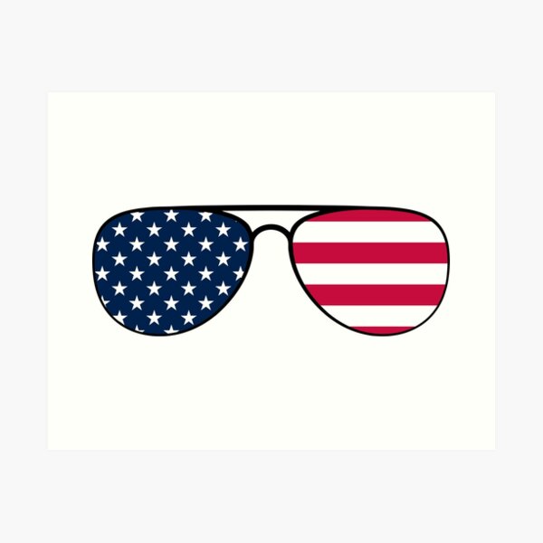Item preview, Biden Patriot Aviator Glasses designed and sold by JoshShepherd.