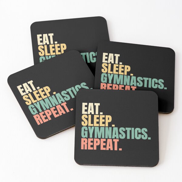 Item preview, Eat Sleep Gymnastics Repeat designed and sold by Giraud94.