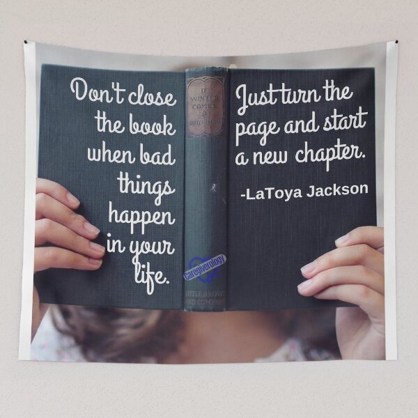 Item preview, Don't close the book when bad things happen designed and sold by Caregiverology.