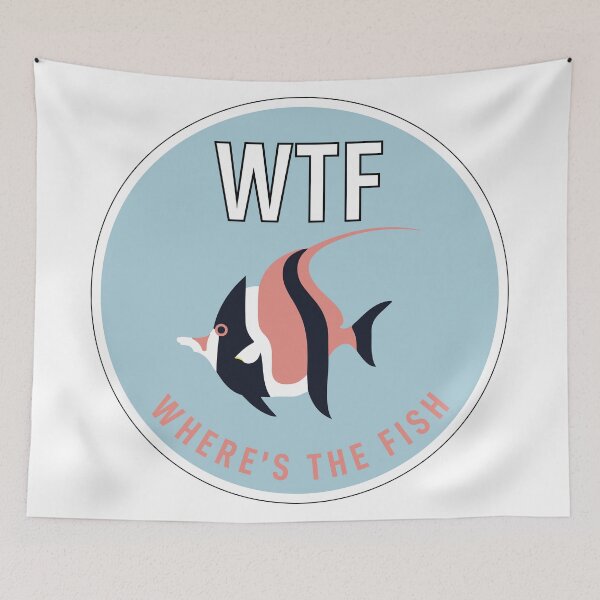 Item preview, WTF FISH designed and sold by itssoartsy.