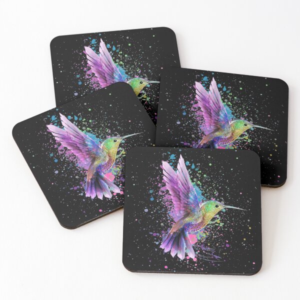 Item preview, Humming Bird Watercolor Paint Art Design designed and sold by NomYen ..