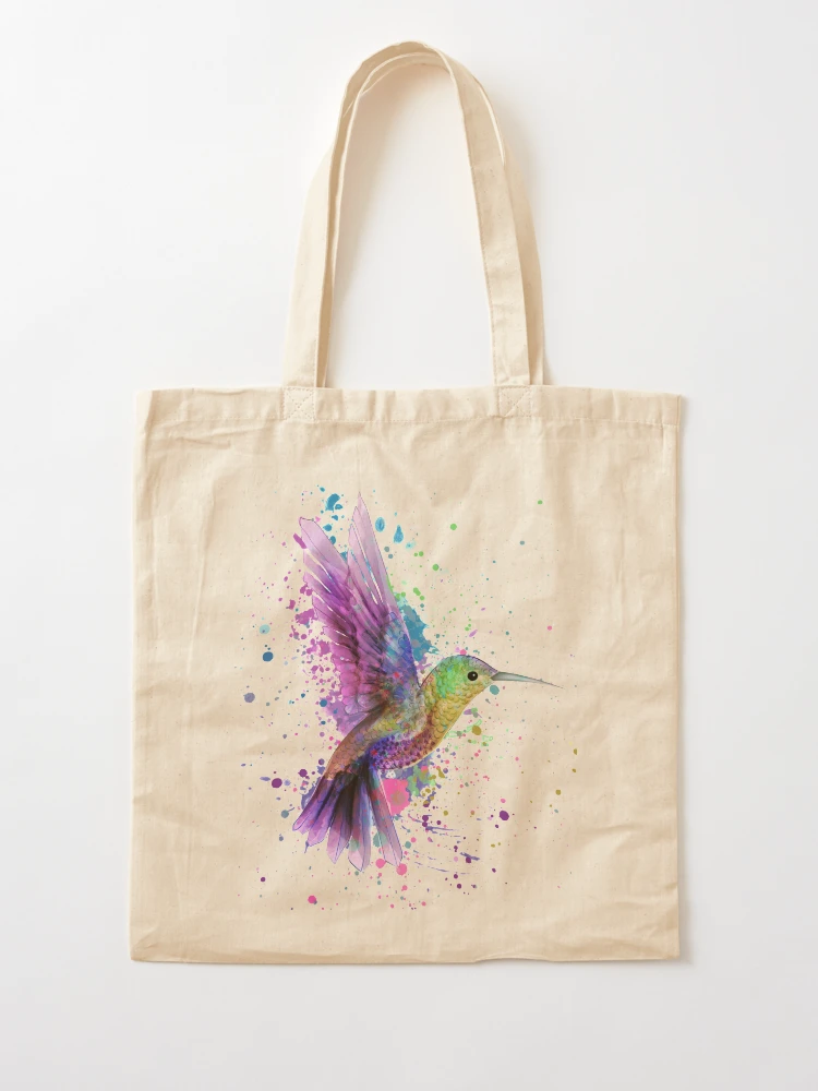 Humming Bird Watercolor Paint Art Design