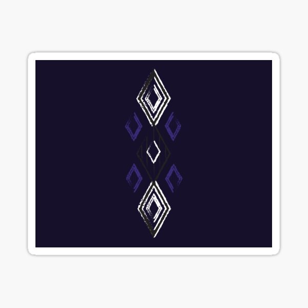 Item preview, Navy Blue Diamond Pattern designed and sold by ColorPopArtBoutique.