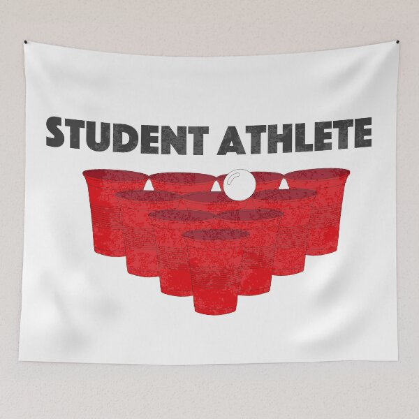 Item preview, beer pong student athlete designed and sold by lennyandlee.