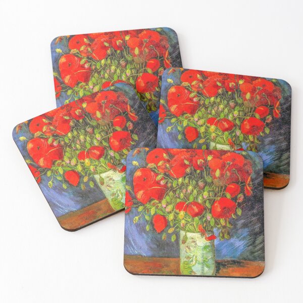 Item preview, Vase with Poppies by Vincent Van Gogh. designed and sold by George Arakelov.