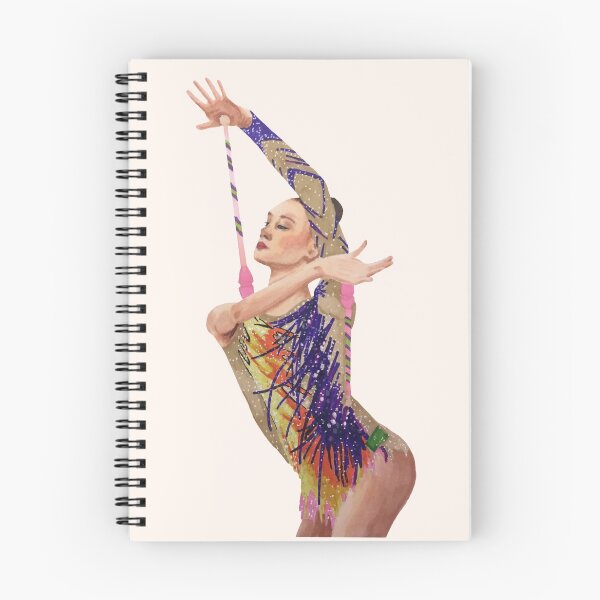 Item preview, Rhythmic Gymnastics Daria Trubnikova Clubs designed and sold by rhythmicdrawing.