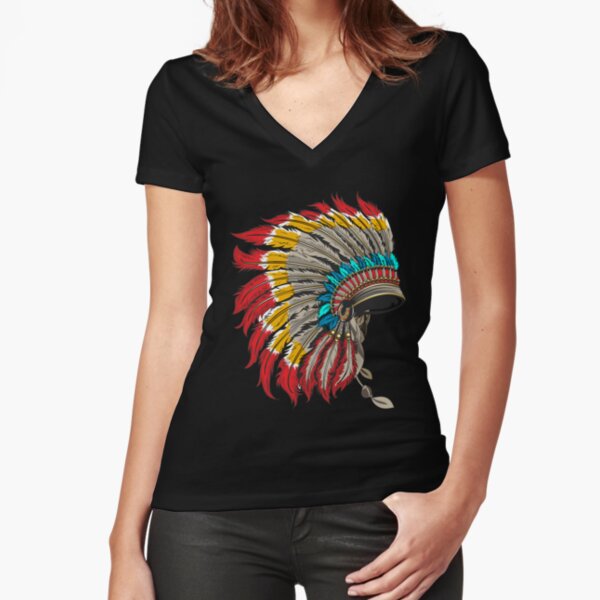 Native American Headdress T-Shirt Design – ThreadBasket