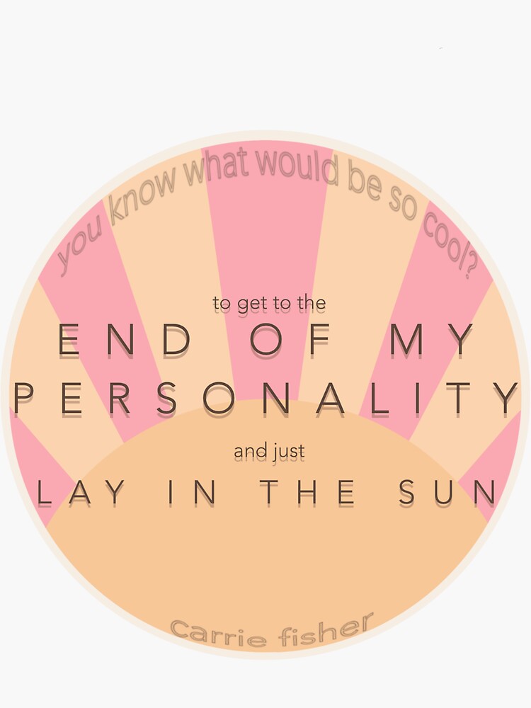 Thumbnail 3 of 3, Sticker, Carrie Fisher Quote Sticker designed and sold by sofriedart.