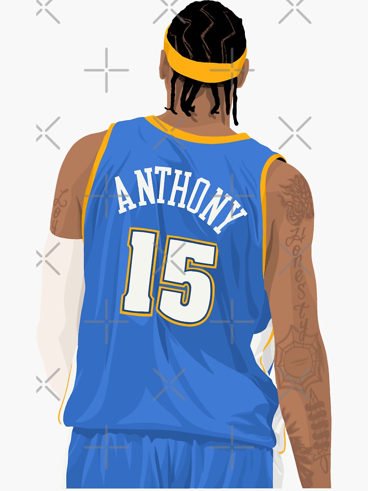 Retro Carmelo Anthony Denver Nuggets 15 Jersey – Ice Jerseys