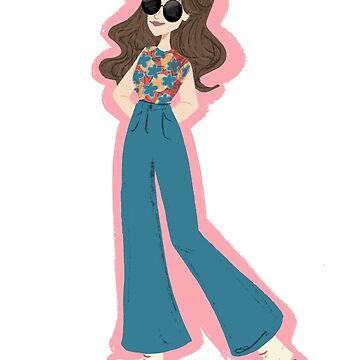 Artwork thumbnail, Roller Skating Girl by sofriedart