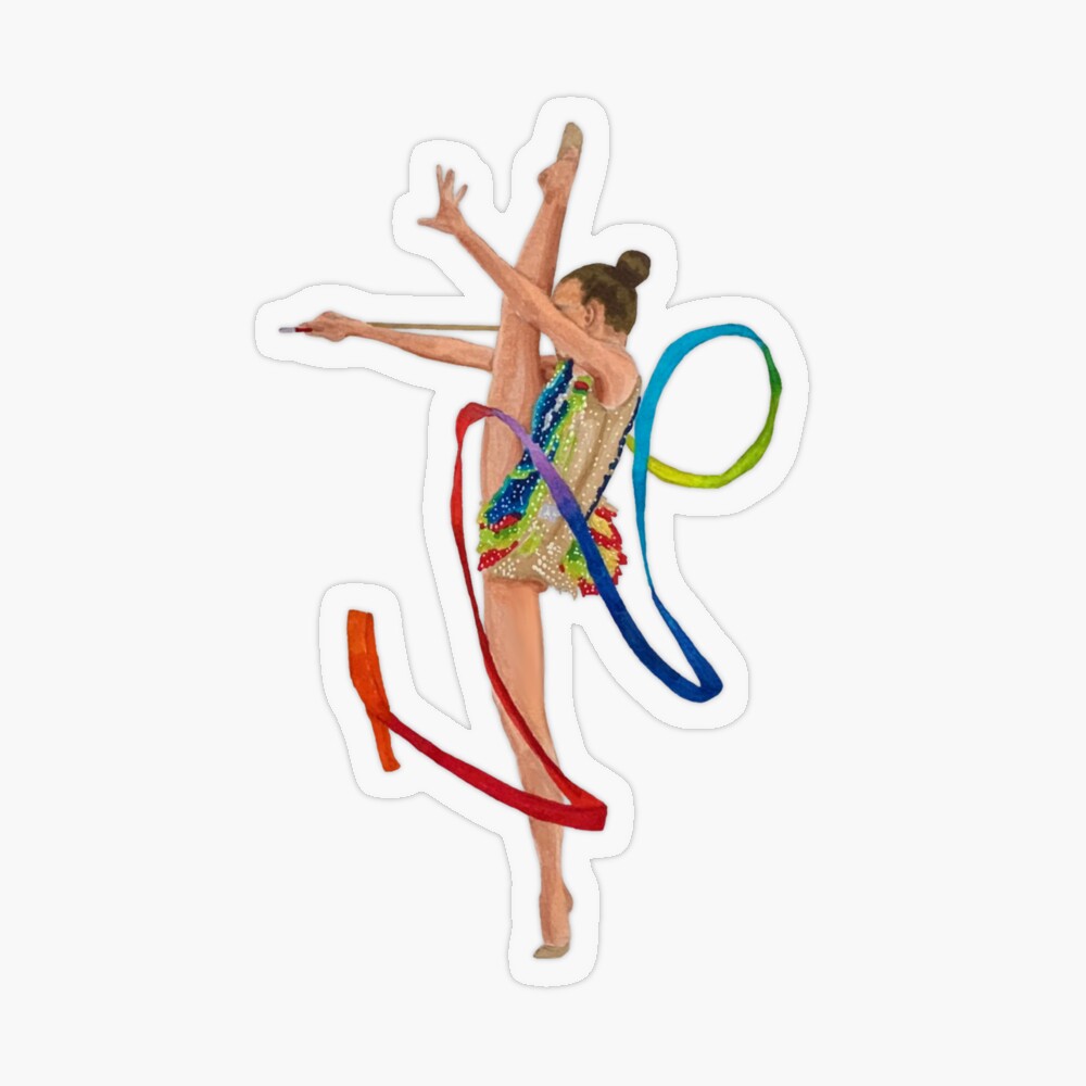 Rhythmic Gymnastics Anastasia Salos Hoop Poster for Sale by  rhythmicdrawing