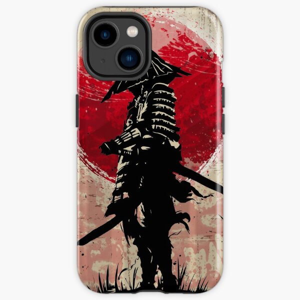  iPhone 14 Pro Samurai Cat Japanese cultural icon retro