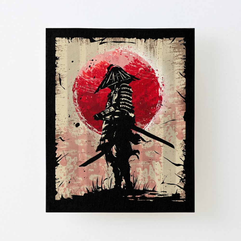 Fishing Samurai Japanese Calligraphy Vintage Retro Art Art Board Print for  Sale by Markus Ziegler
